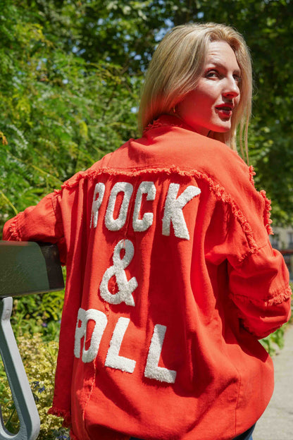 VESTE OVERSIZE "ROCK&ROLL"