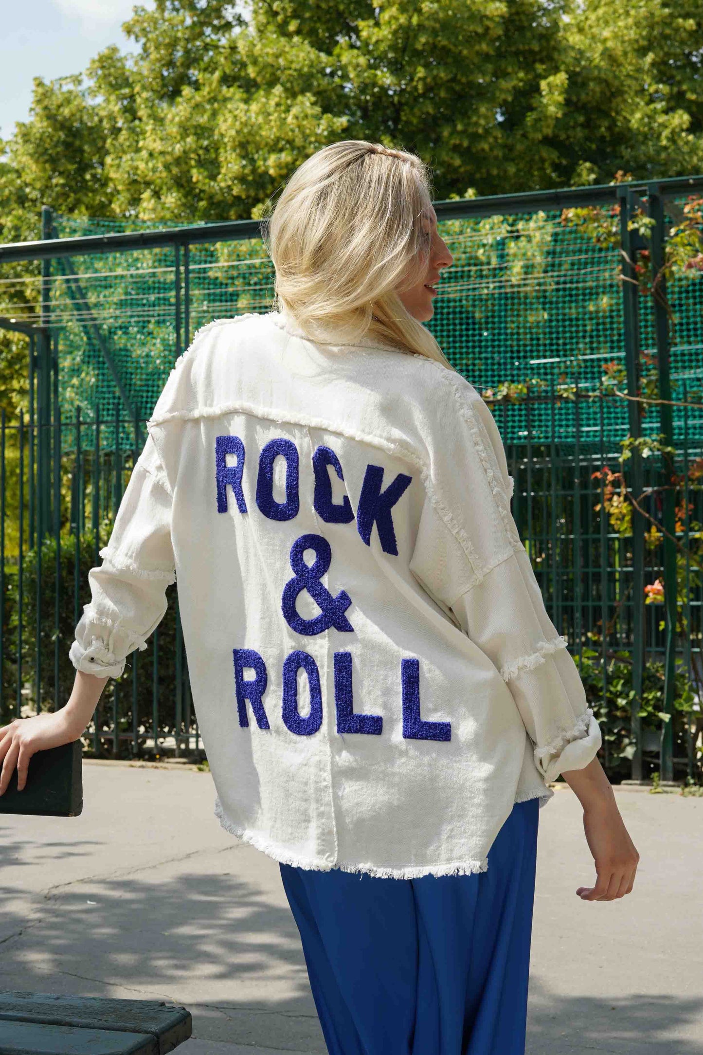 VESTE OVERSIZE "ROCK&ROLL"