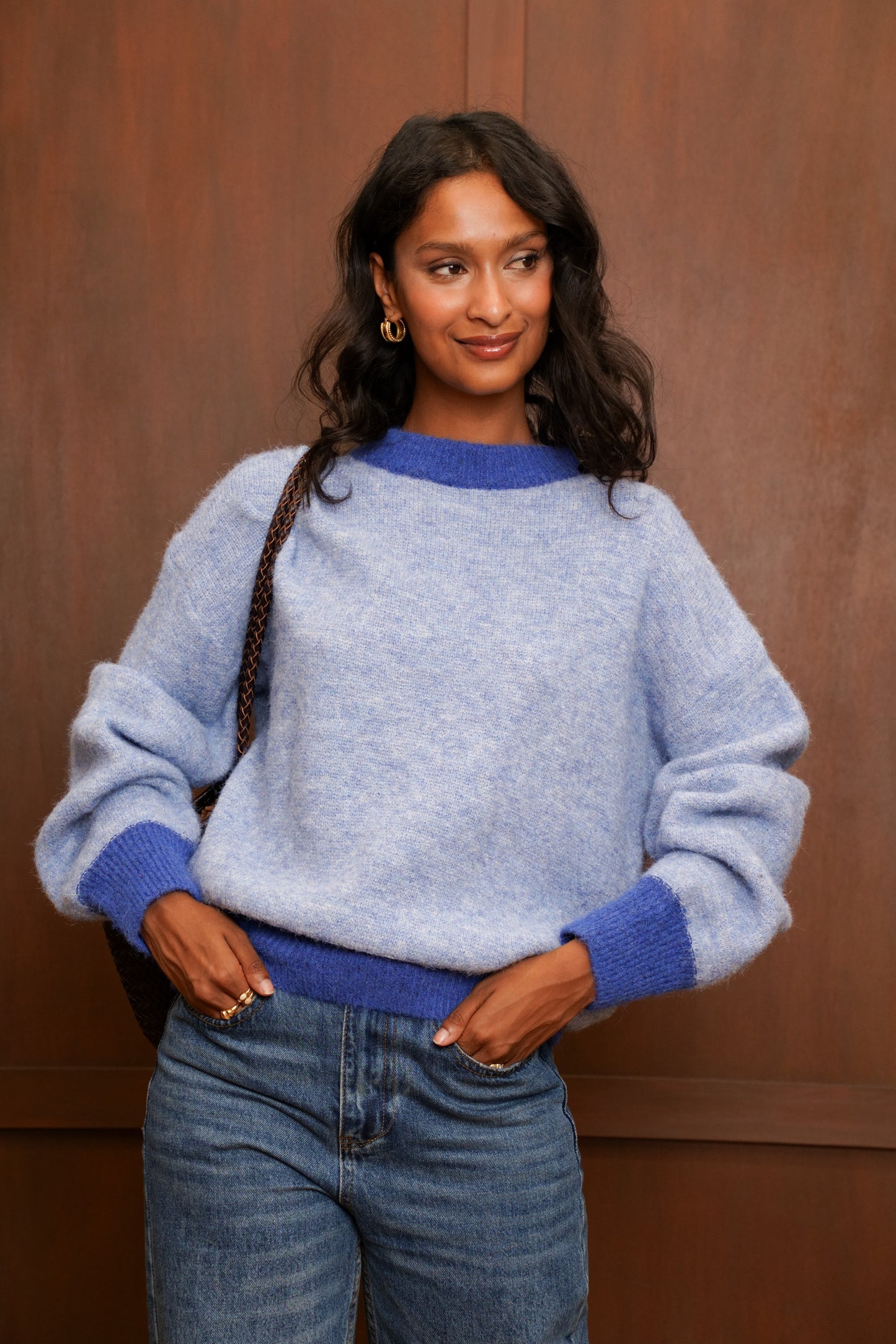 PULL NOA BICOLORE