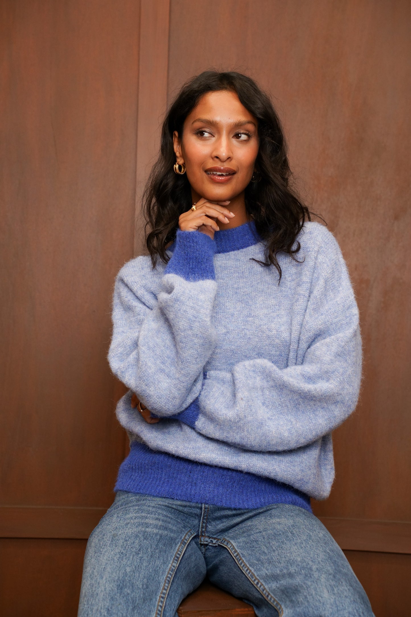 PULL NOA BICOLORE