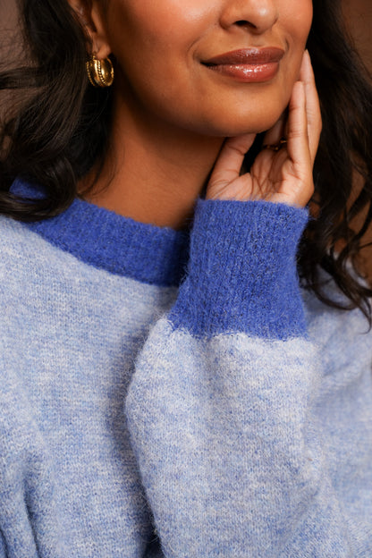 NOA TWO-TONE SWEATER