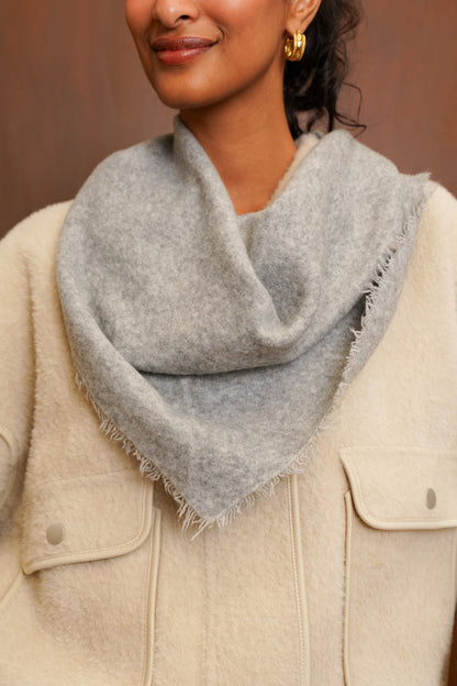 LARGE KNITTED SCARF