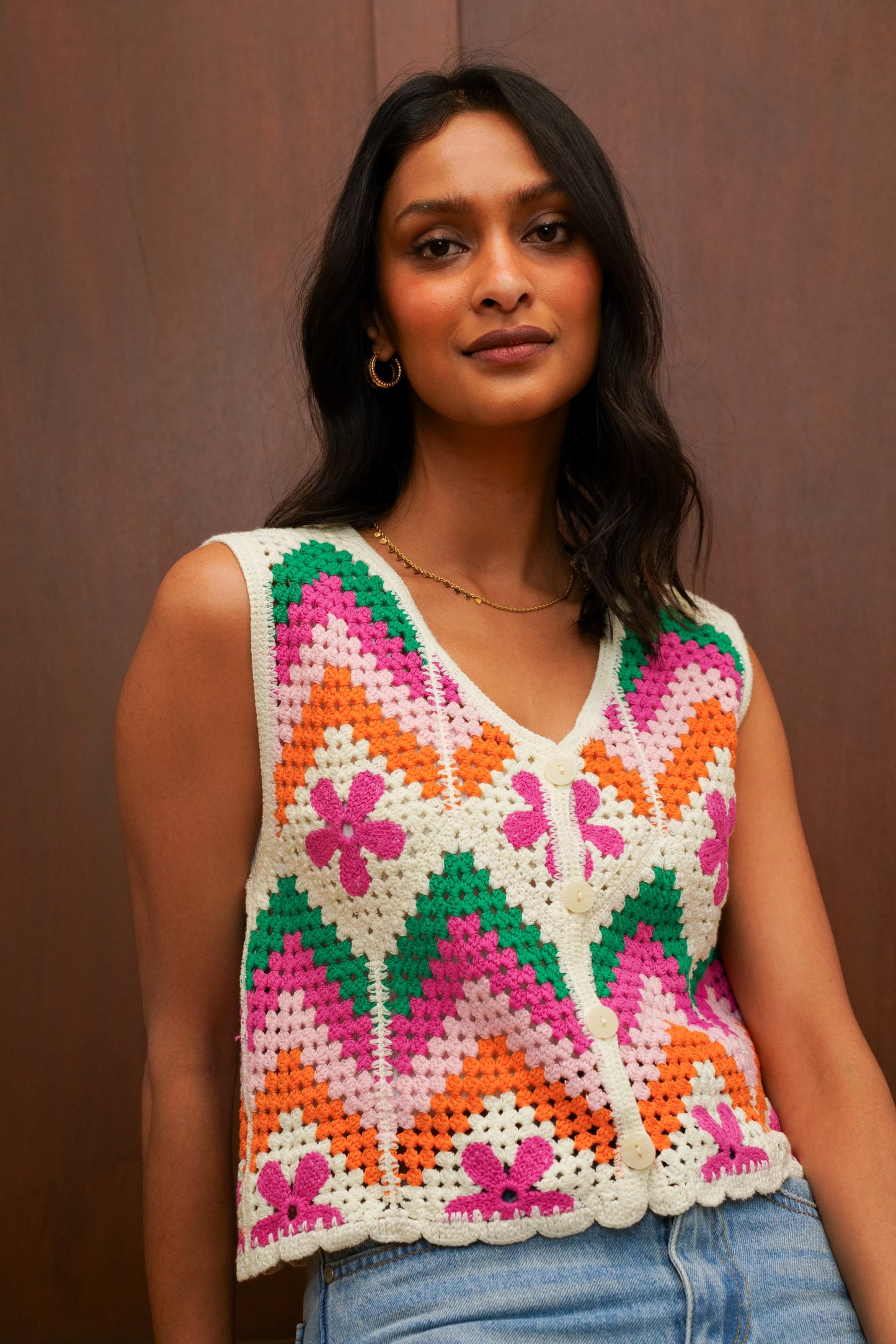 GILET CROCHET BLOOM