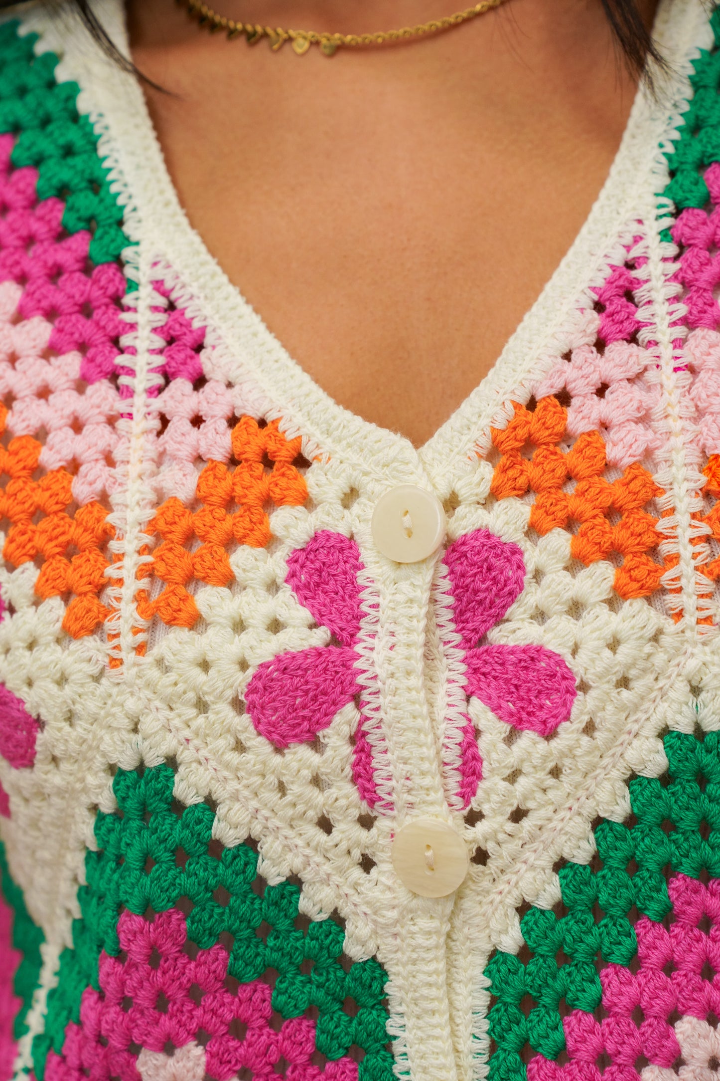 GILET CROCHET BLOOM
