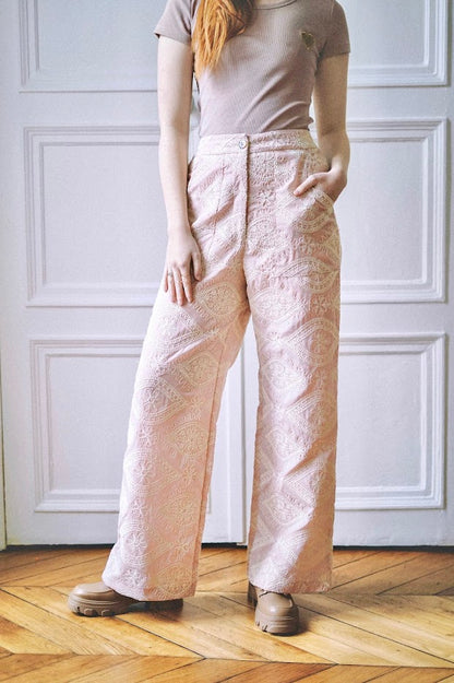 Pantalon avec broderie Malia