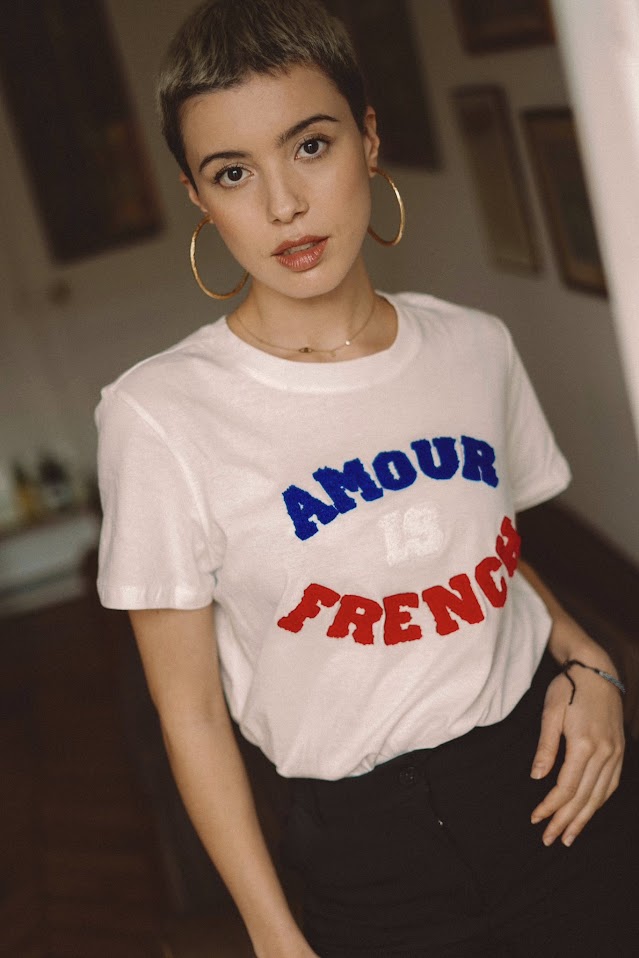 “AMOUR IS FRENCH” t-shirt