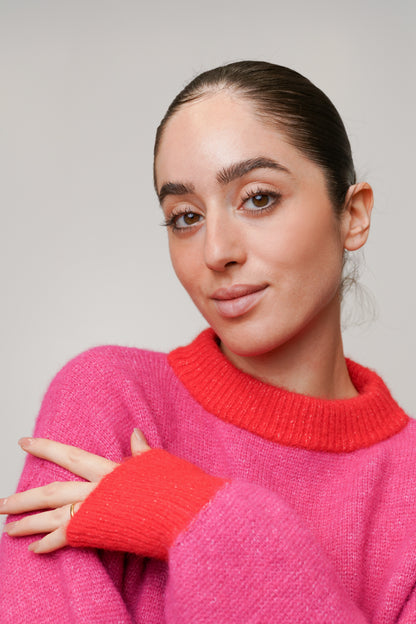 NOA TWO-TONE SWEATER