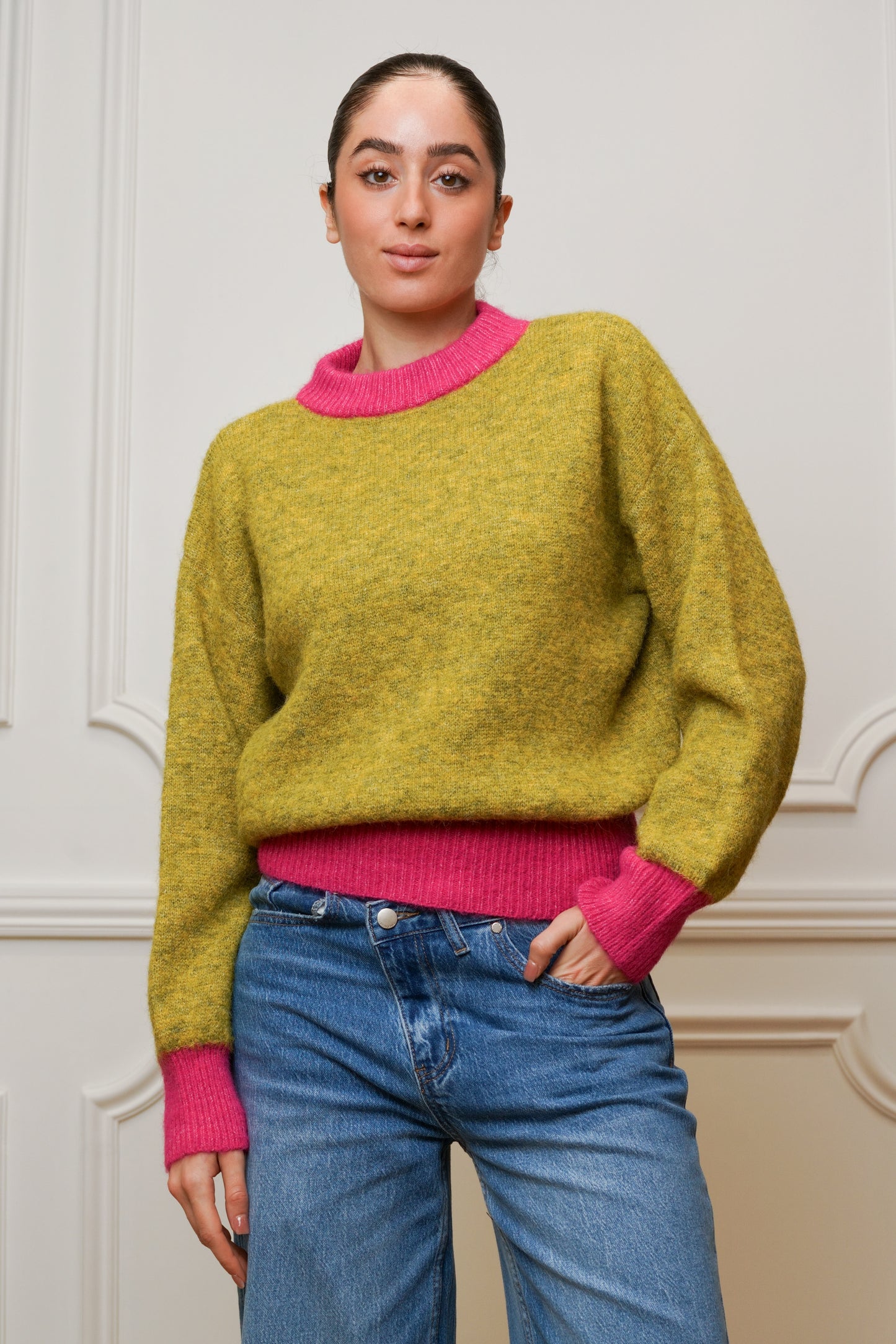 PULL NOA BICOLORE