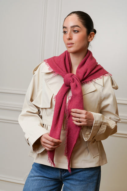 LARGE KNITTED SCARF
