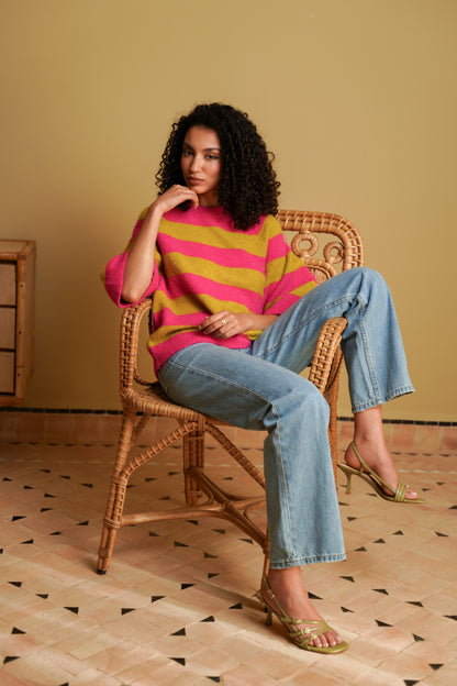 MAYA STRIPED SWEATER
