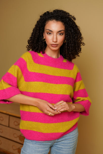 MAYA STRIPED SWEATER