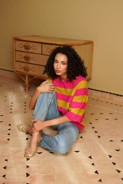 MAYA STRIPED SWEATER