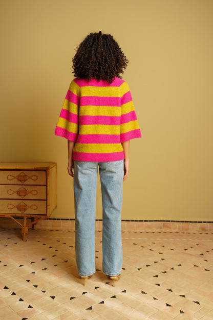 MAYA STRIPED SWEATER