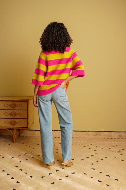 MAYA STRIPED SWEATER
