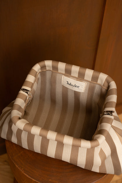 BONNIE STRIPED POUCH