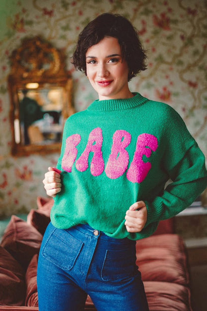 "Babe" Sweater