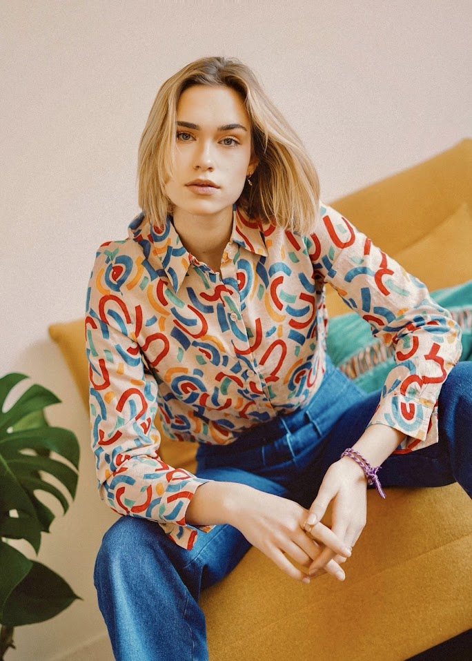 Colorful printed shirt