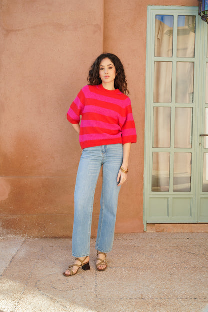 MAYA STRIPED SWEATER
