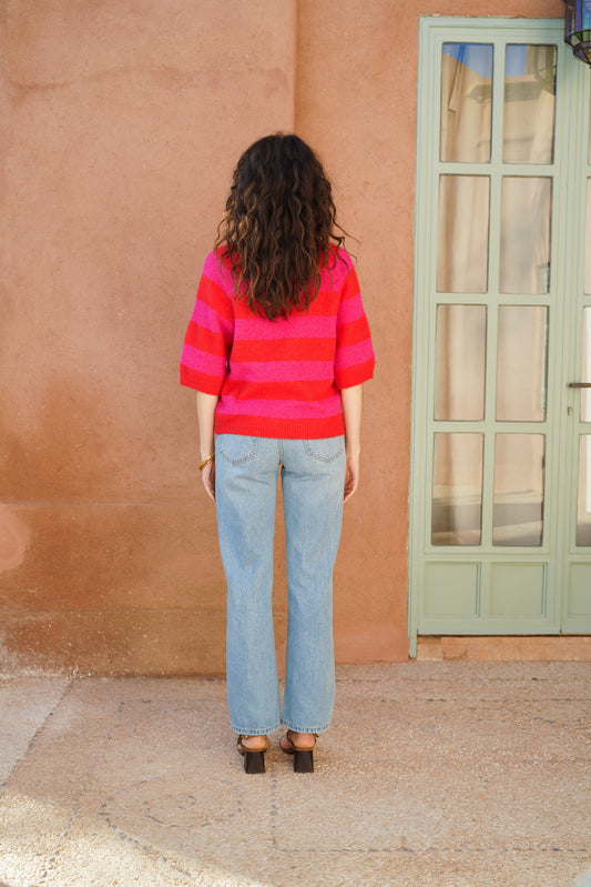MAYA STRIPED SWEATER