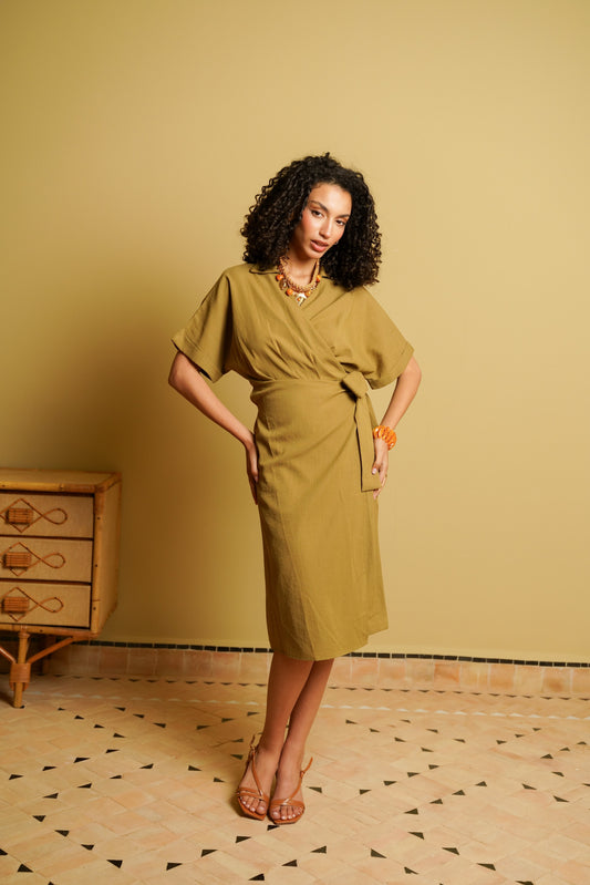 GARANCE WRAP DRESS